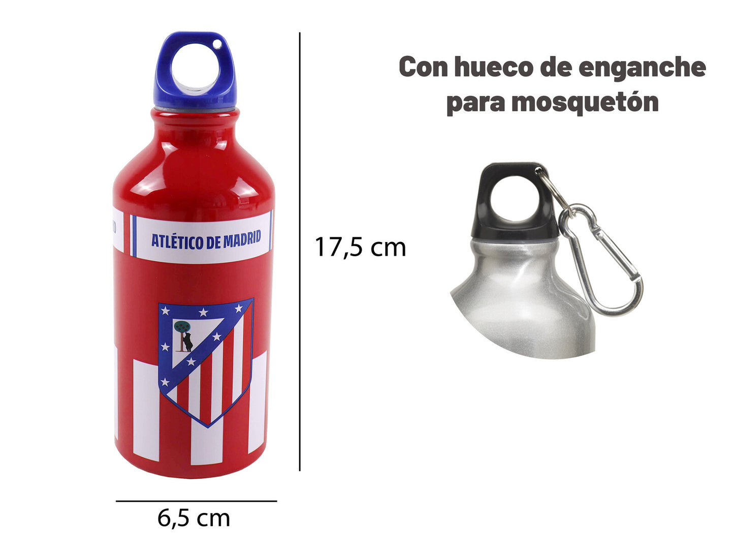 Botella oficial de aluminio Atlético de Madrid