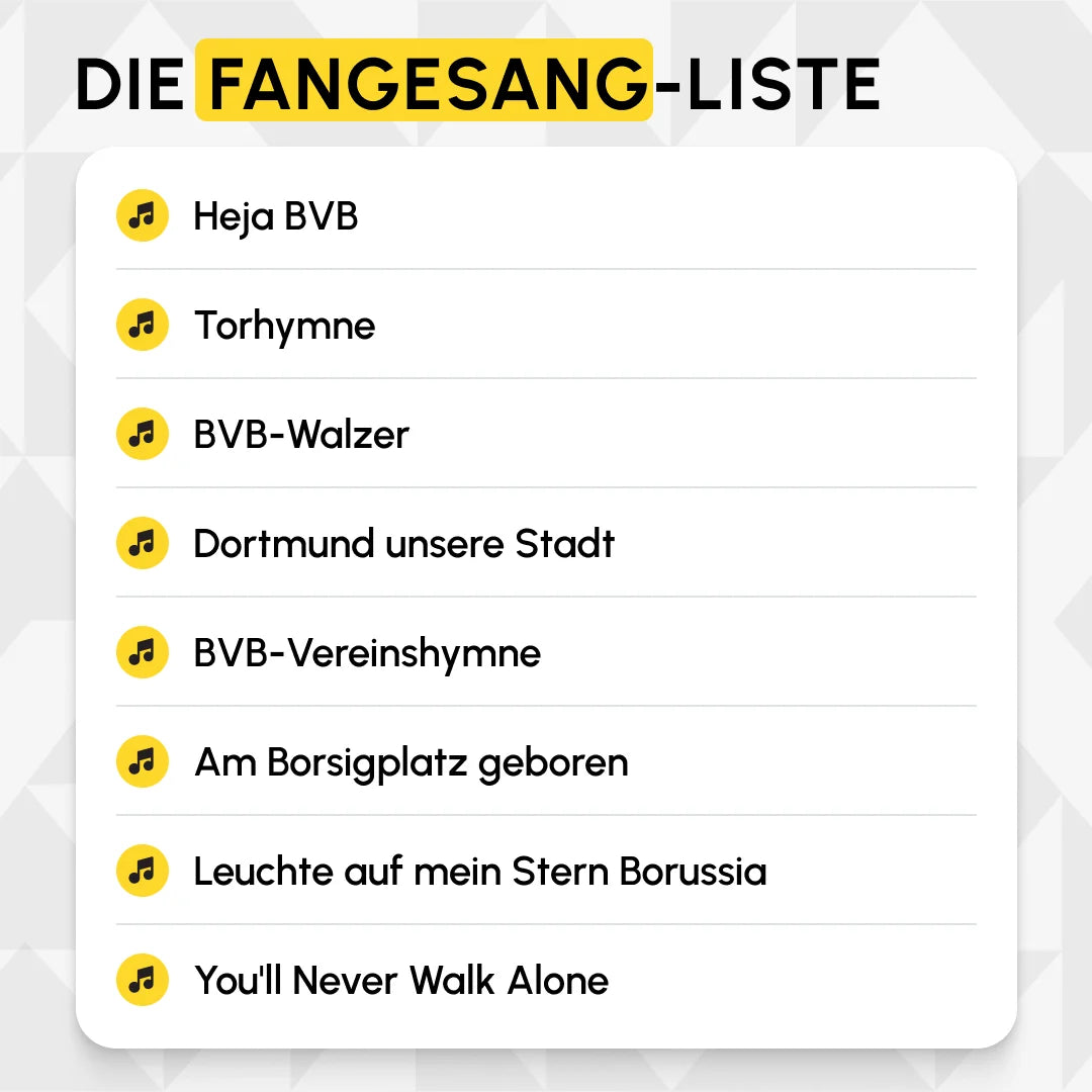 BVB Klangbuch für Fangesänge
