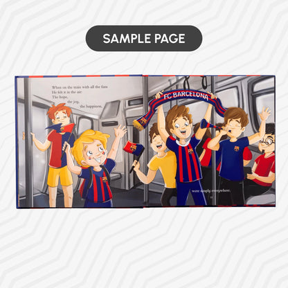 Personalisiertes Buch des FC Barcelona