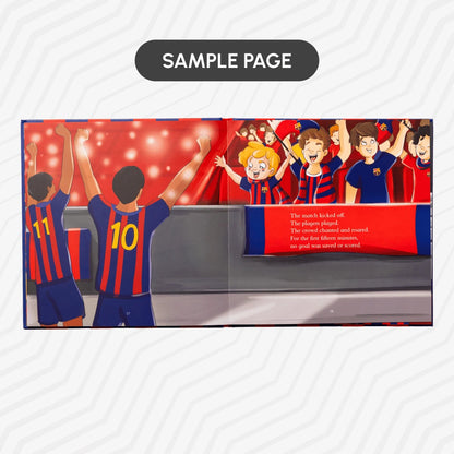 Personalisiertes Buch des FC Barcelona