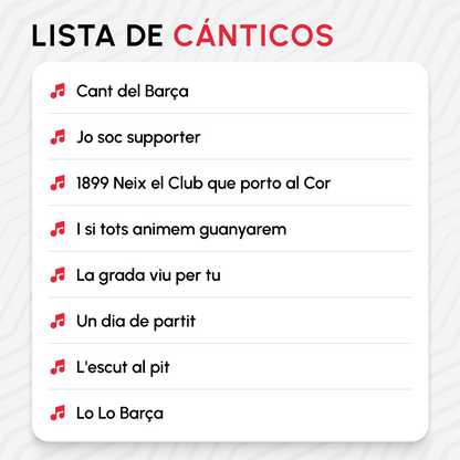 Libro Musical del FC Barcelona