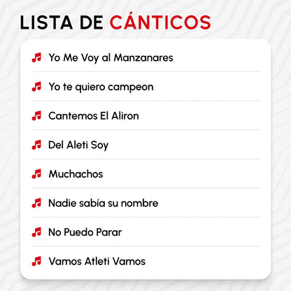 Piano libro del Atlético de Madrid