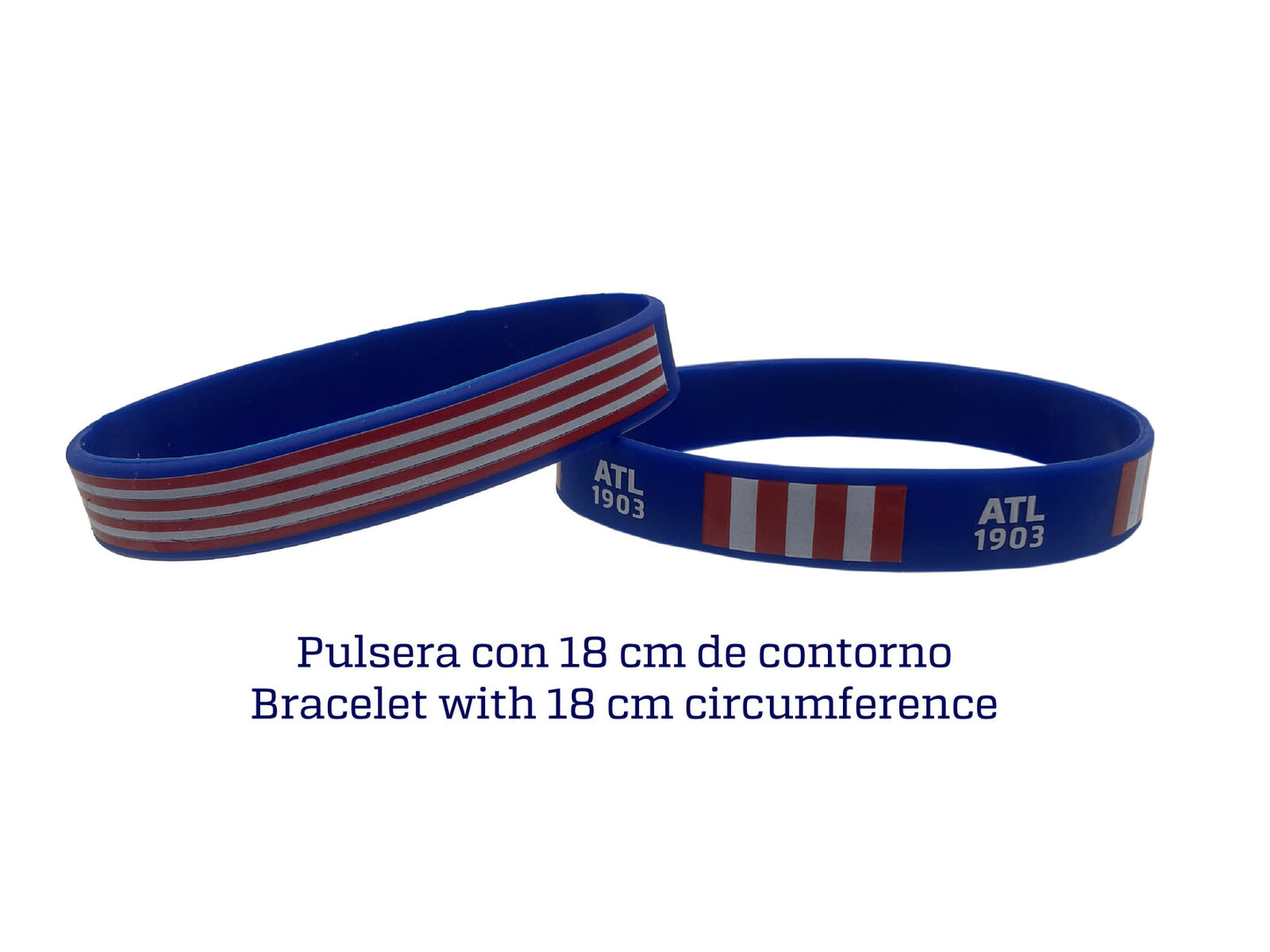 Pulseras de silicona con escudo del Atlético de Madrid – Niños