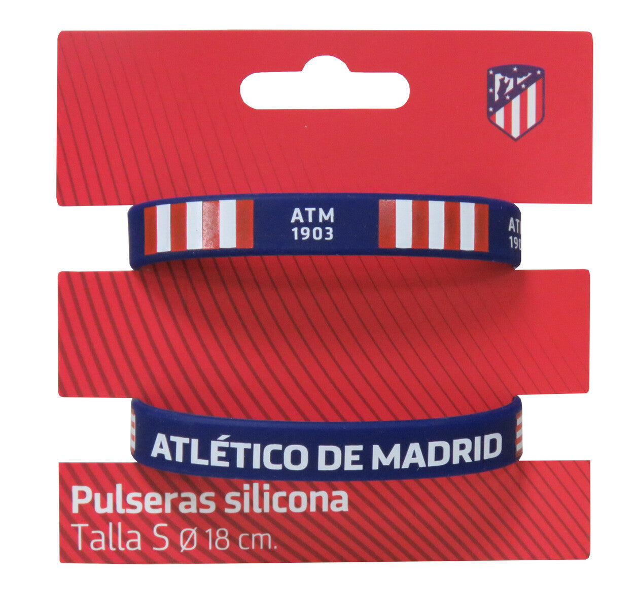Pulseras de silicona con escudo del Atlético de Madrid – Niños