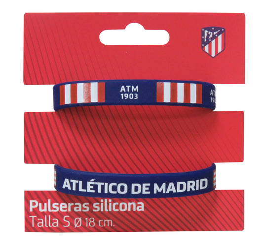 Pulseras de silicona con escudo del Atlético de Madrid – Niños