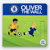 Chelsea-Schiebebuch, Oliver the Wall: das geschlossene Pappbilderbuch mit dem Vereinswappen und einem Schiebefenster